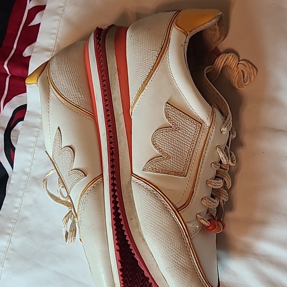 Birdies Orange and Yellow 21 Seed  Retro Sneakers Sz. 9 - Picture 7 of 10